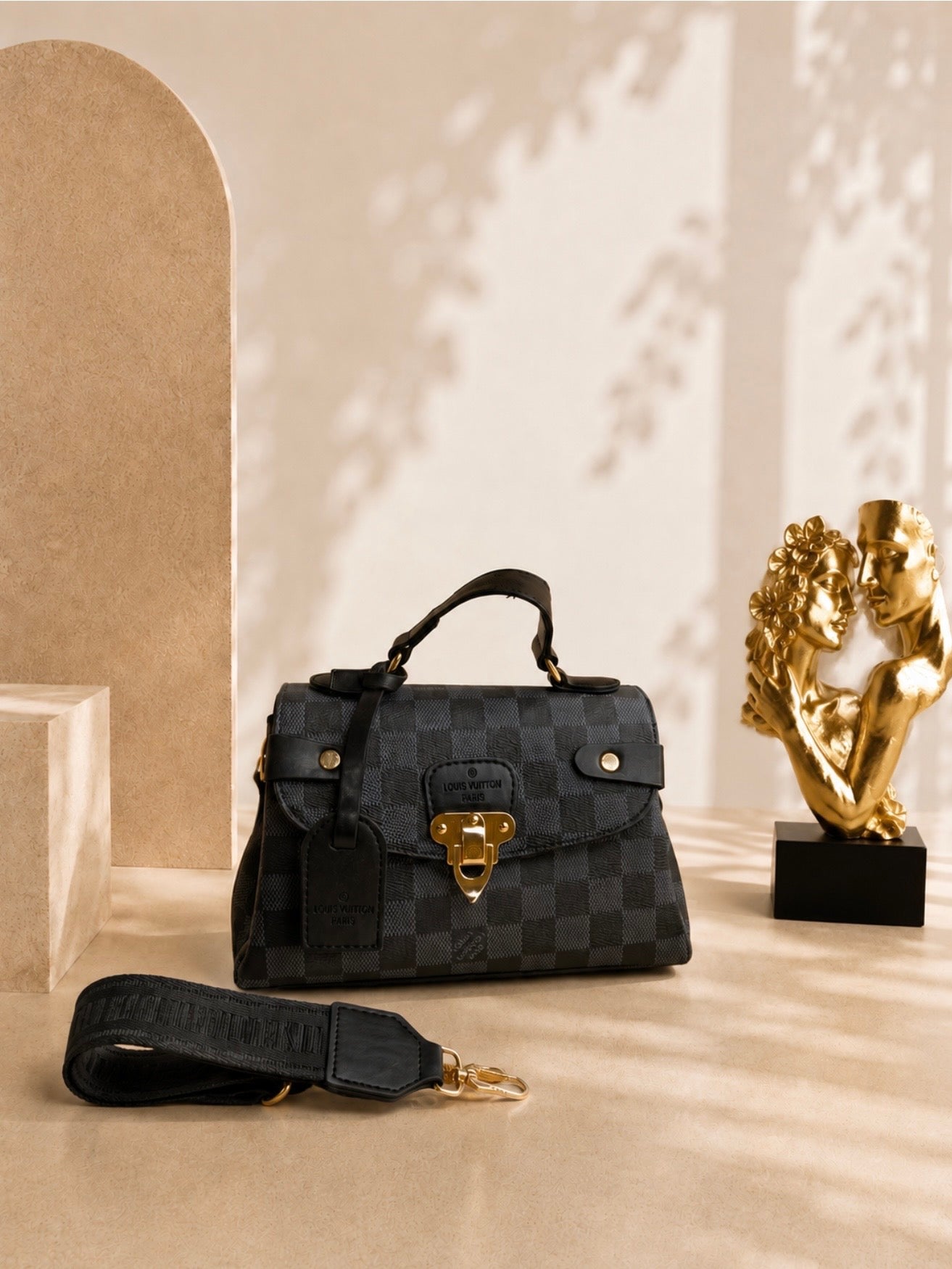 Small HendBag LS/VN Black