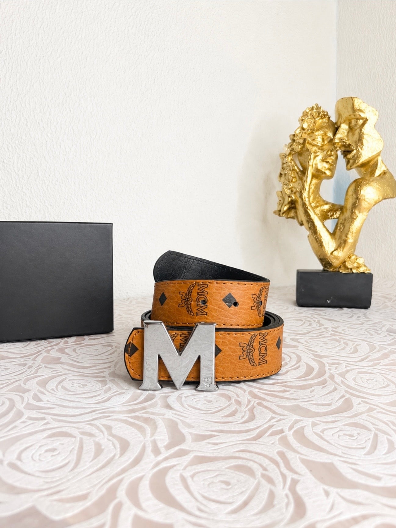Leather Belt Mc/M Brown Big Line
