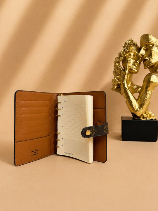 L-V Leather Note Book & Wallet