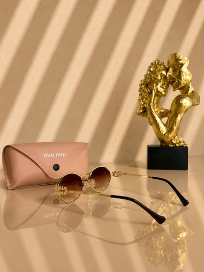 Sunglasses Miu/Miu Gold SG2