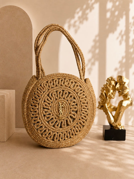Beach Woven Bag Y/SL Beige