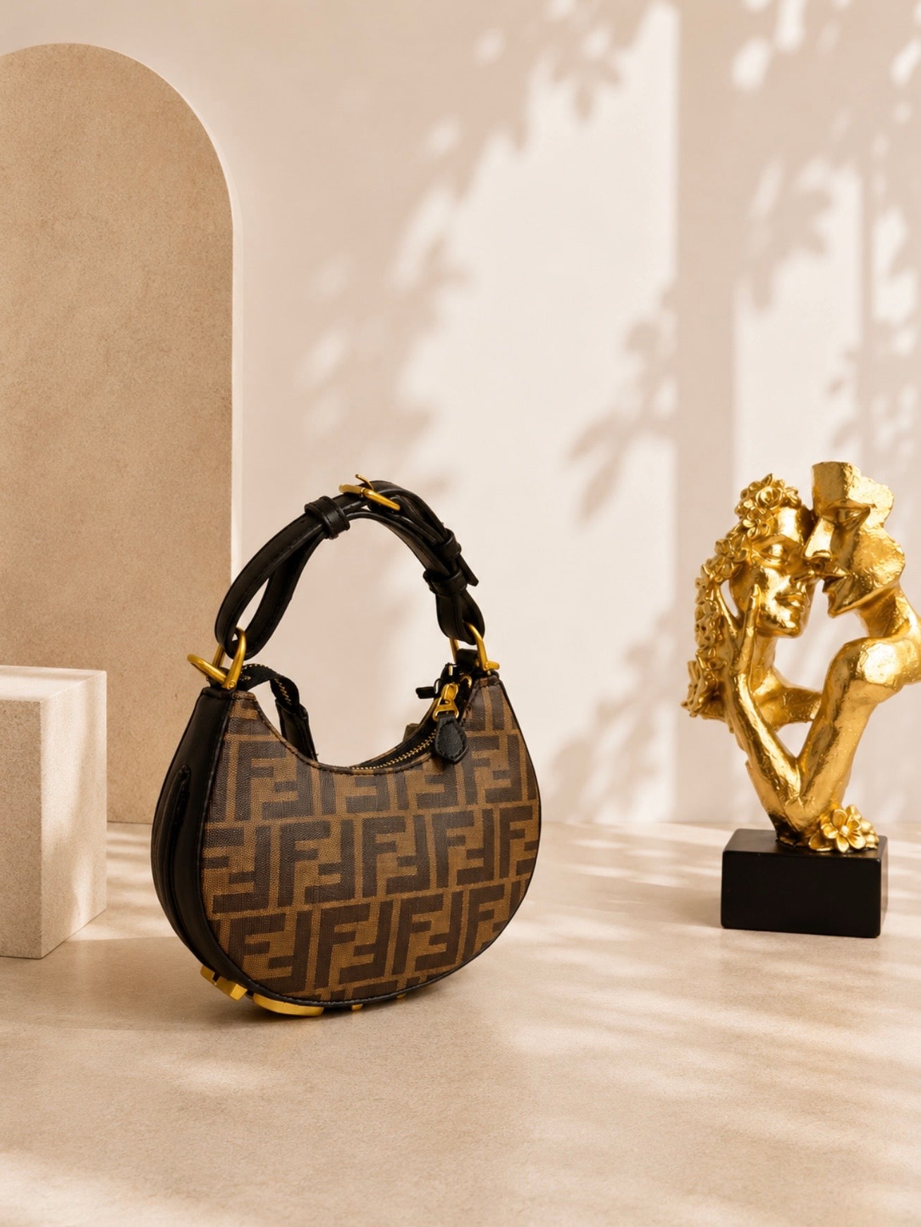 Tiny Bag FN/DI Brown Gold