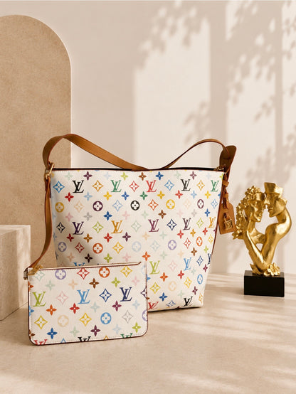 Shopping Bag White Ls/Vn Muracami