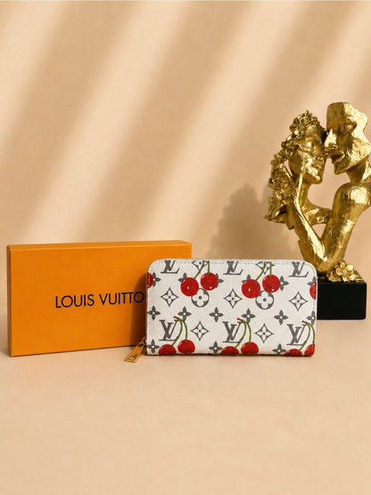 L-V Wallet Cerise AB1
