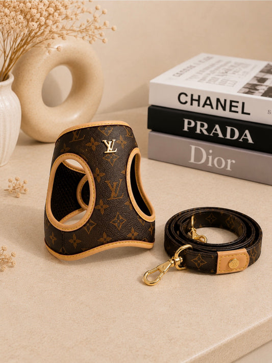 Pet Harness Ls/Vn Brown Monogram Σαμαράκι
