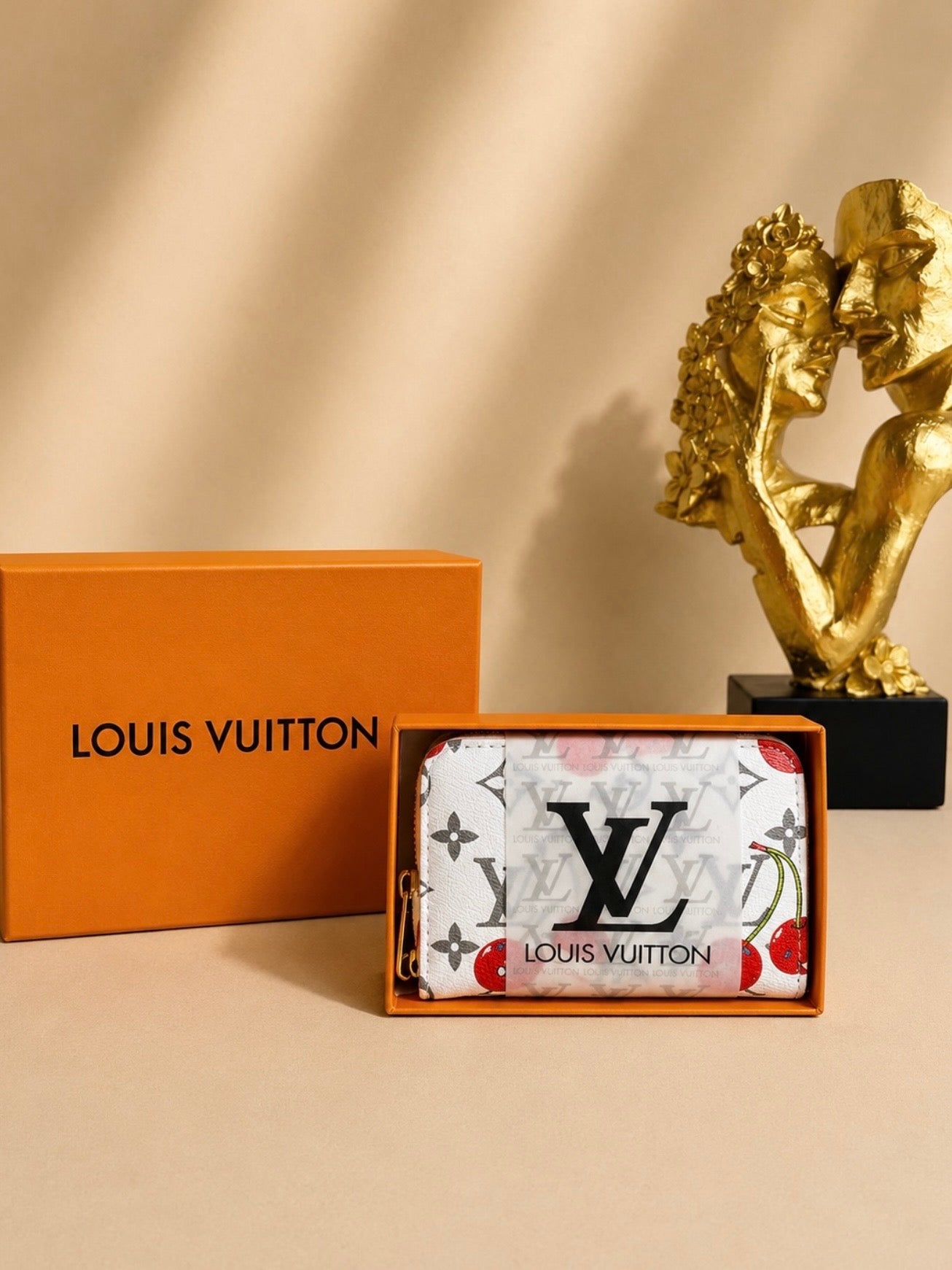 L-V mini Wallet Cerises A02