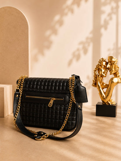 Bag ELISABET/FRCHI Black Capitone