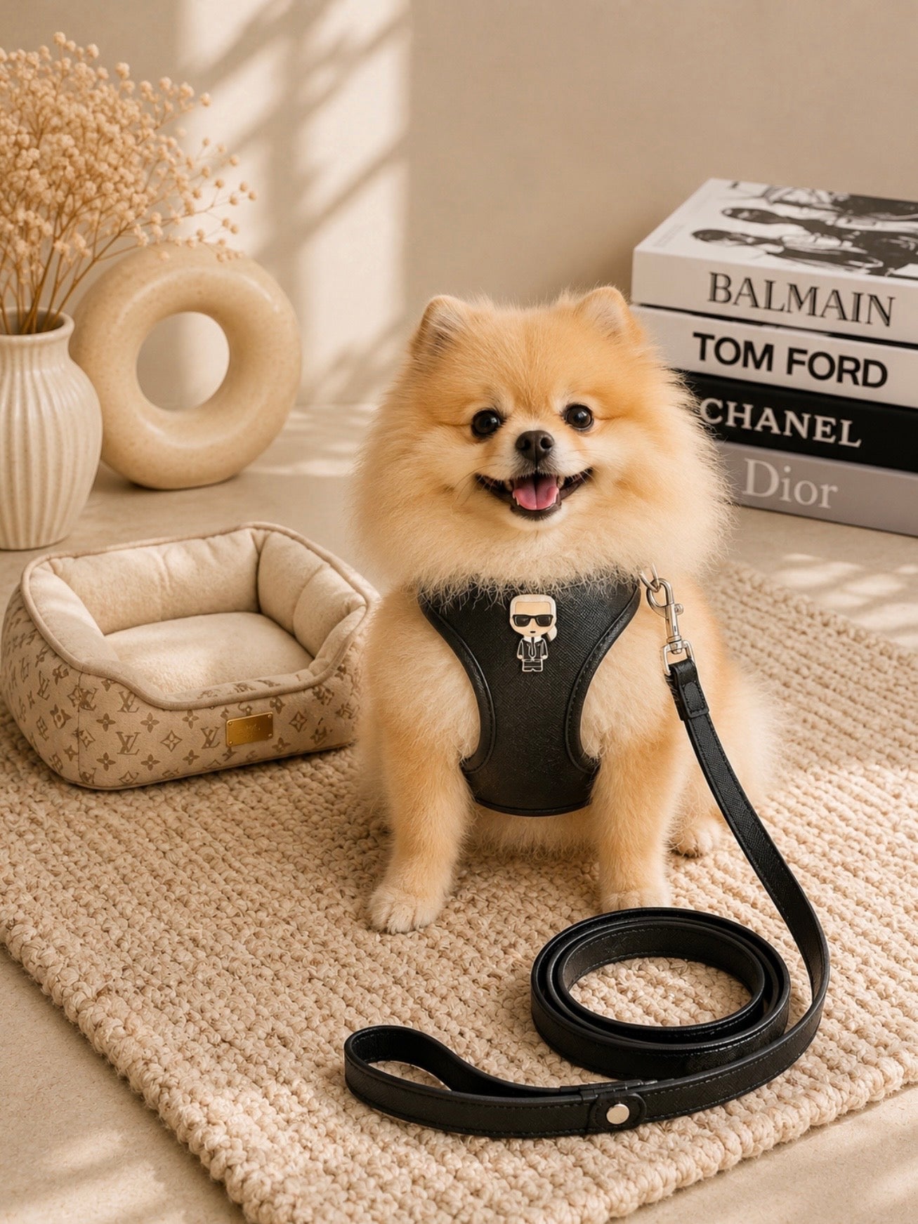 Pet Harness Karl/Ld Black Σαμαράκι