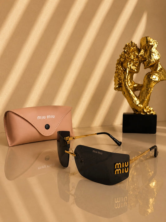 Sunglasses Miu/Miu Gold SG3
