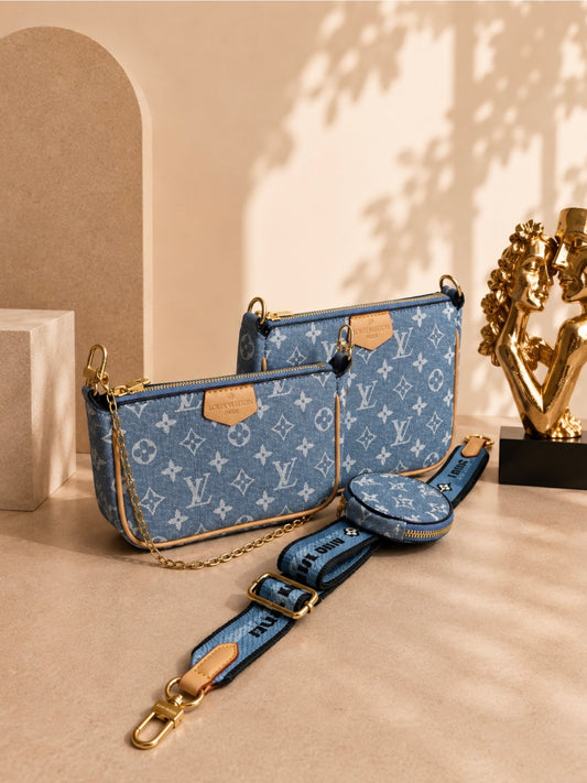 Trio Ls/Vn Set In One Bag Ocean Jean
