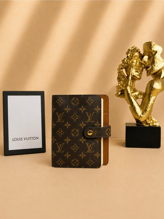 L-V Leather Note Book & Wallet